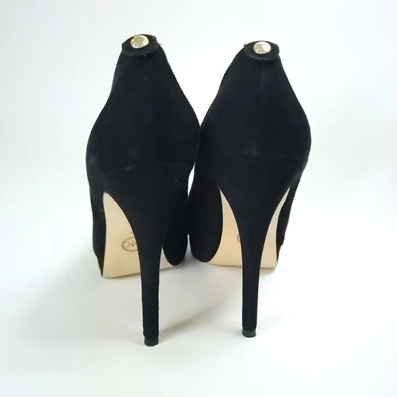 Michael Michael Kors York Suede Pumps Women’s Size 9M Black Stiletto High Heels - Picture 5 of 14